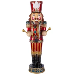 Christmas Accessories-National Tree Company 58" Animated Nutcracker With Multicolor Lights And Music