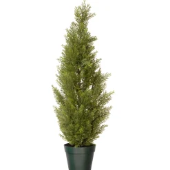 National Tree Company Topiaries / Shurbs^36" Artificial Arborvitae Tree In Growers Pot