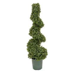 Topiaries / Shurbs-National Tree Company 44" Artificial Boxwood Spiral Topiary