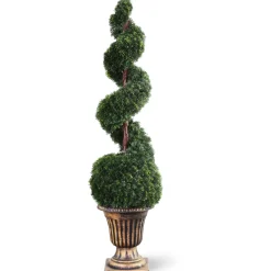 National Tree Company Potted Plants^54" Artificial Cedar Spiral Tree