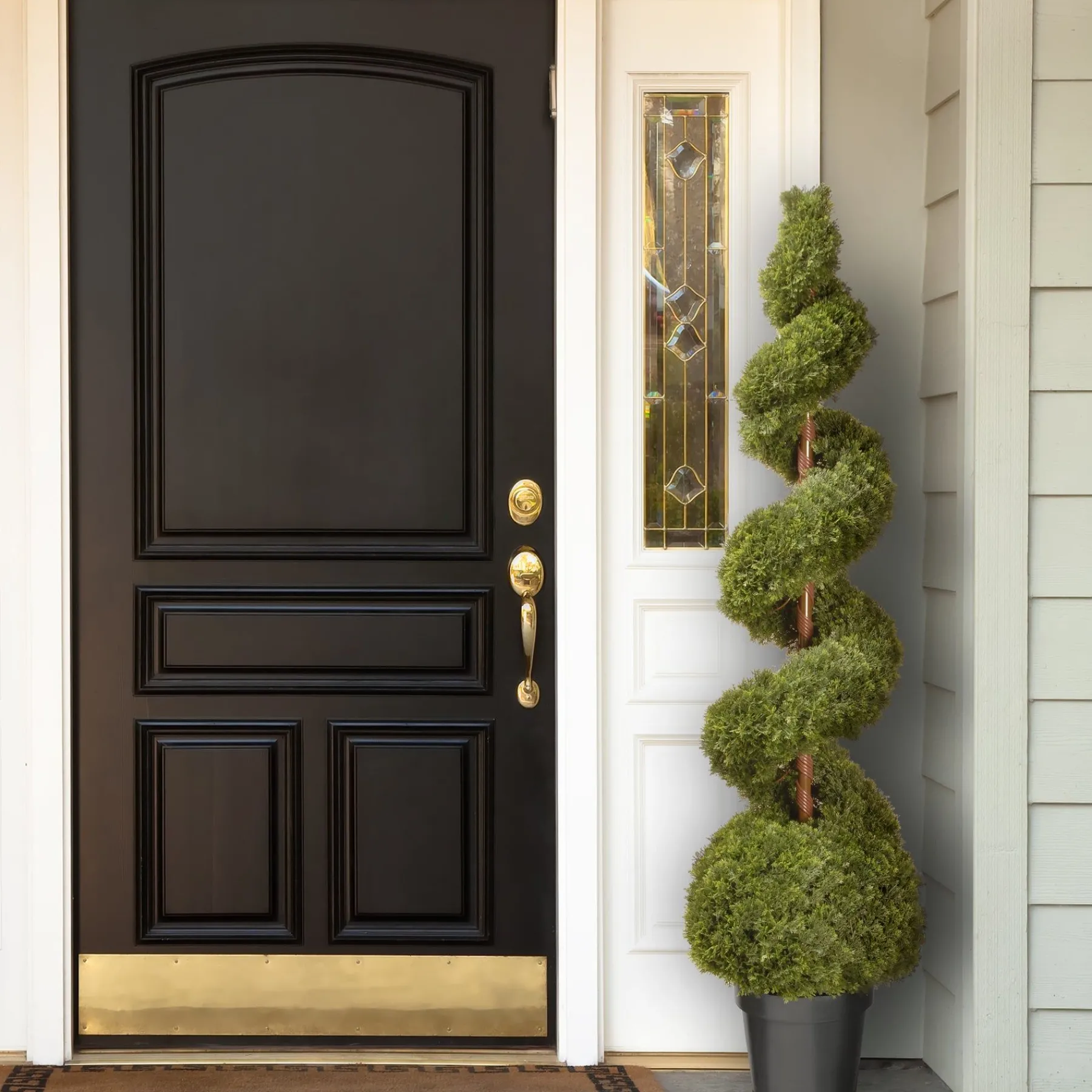 Topiaries / Shurbs-National Tree Company 60" Artificial Cedar Topiary