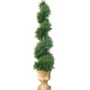 National Tree Company Potted Plants^54" Artificial Juniper Slim Spiral