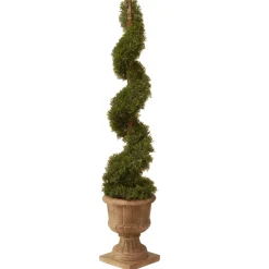 Topiaries / Shurbs-National Tree Company 48" Artificial Juniper Spiral