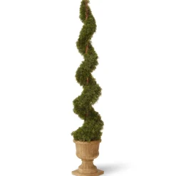 Topiaries / Shurbs-National Tree Company 60" Artificial Juniper Spiral