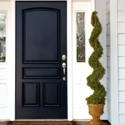 Topiaries / Shurbs-National Tree Company 60" Artificial Juniper Spiral