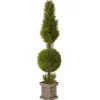 National Tree Company Potted Plants^60" Artificial Juniper Spiral