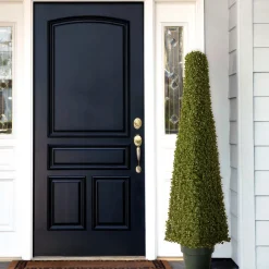 Topiaries / Shurbs-National Tree Company 48" Artificial Mini Boxwood Square