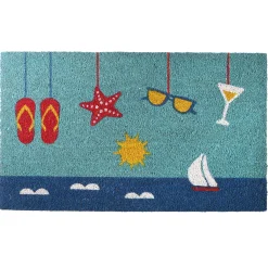 National Tree Company Home & Garden Decor^30" Beach Days Coir Doormat