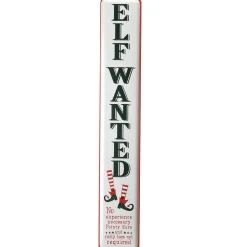 Christmas Accessories-National Tree Company 47" Elf Wanted Wall Sign