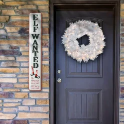 Christmas Accessories-National Tree Company 47" Elf Wanted Wall Sign