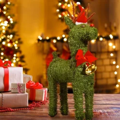 Christmas Accessories-National Tree Company 16" Evergreen Reindeer