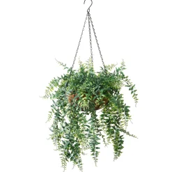 Hanging Plants-National Tree Company 21" Fern Leaves Hanging Basket