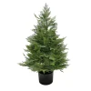 Topiaries / Shurbs-National Tree Company 3 Ft. Artificial Cypress Tree In Nursery Pot