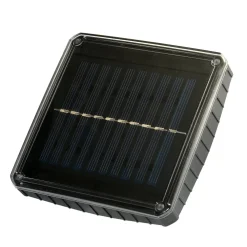 Outdoor Umbrella-National Tree Company 10 Ft. Cantilever Umbrella With Solar Power Led Lights, Red