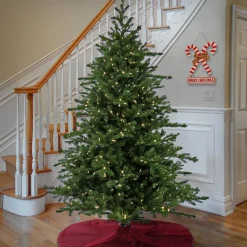 National Tree Company Full^9 Ft Christmas Douglas Fir Tree With Warm White Led Lights