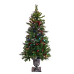 Slim-National Tree Company 4 Ft. Crestwood® Spruce Entrance Tree With Twinkly Led Lights