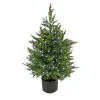 National Tree Company Potted Plants^3 Ft. Cypress Tree With Multi-Function Led Lights