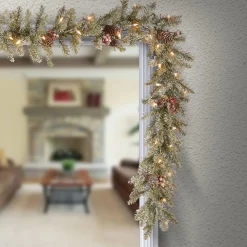 7' To 10' Garland-National Tree Company 9 Ft. Dunhill(R) Fir Garland With Clear Lights