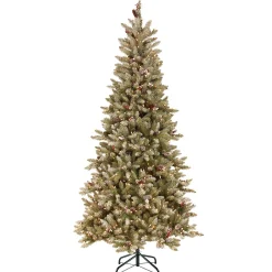 Slim-National Tree Company 7.5 Ft. Dunhill(R) Fir Slim Tree With Clear Lights