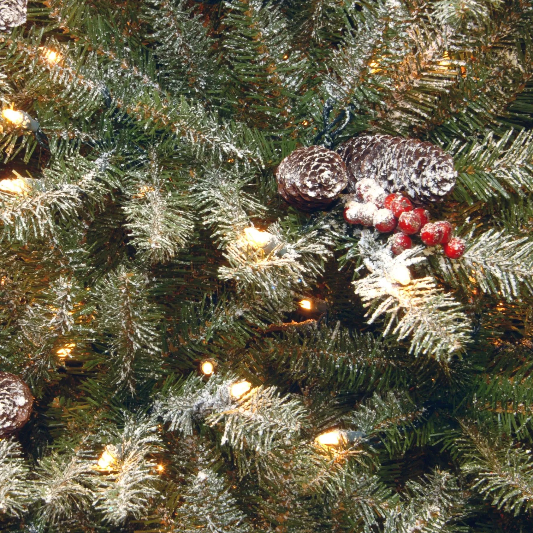 Slim-National Tree Company 7.5 Ft. Dunhill(R) Fir Slim Tree With Clear Lights