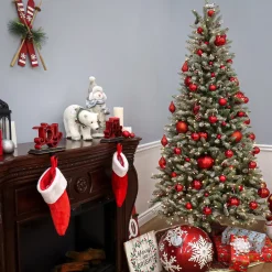 Slim-National Tree Company 7.5 Ft. Dunhill(R) Fir Slim Tree With Clear Lights