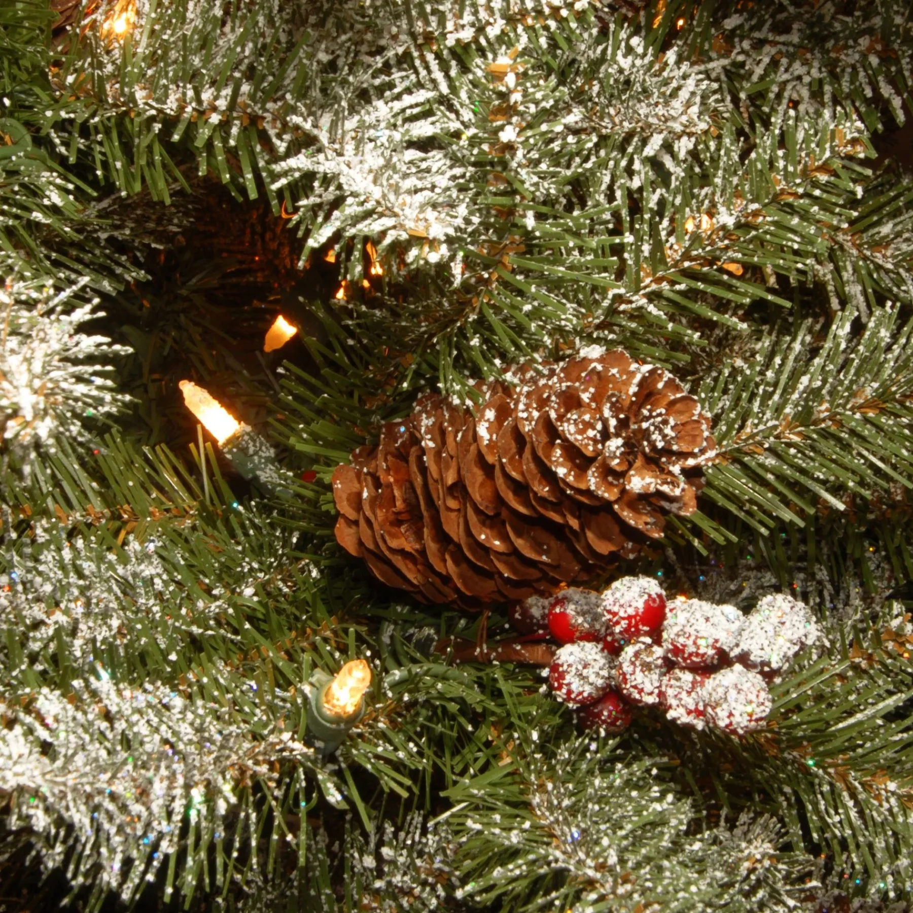 7Ft - 9Ft-National Tree Company 7.5 Ft. Dunhill(R) Fir Slim Tree With Clear Lights