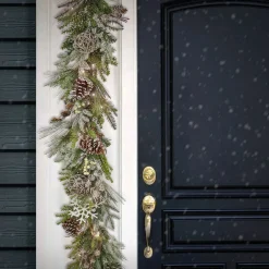 7' To 10' Garland-National Tree Company 9 Ft. Hgtv Home Collection Pre-Lit Cozy Winter Garland