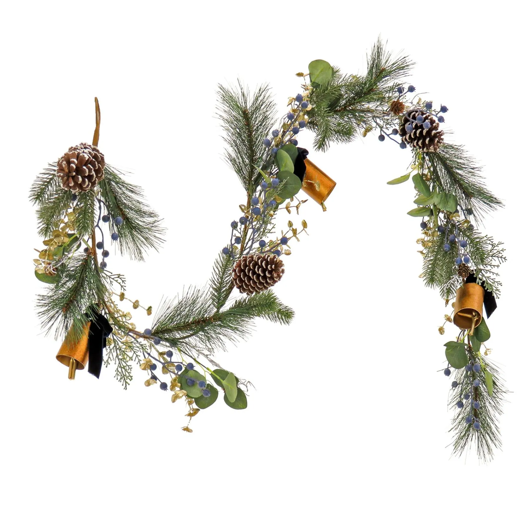 3' To 6' Garland-National Tree Company 6 Ft. Hgtv Home Collection Swiss Chic Garland