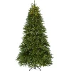 National Tree Company Slim^7.5 Ft Jersey Fraser Fir Slim Tree With Dual Color® Led Infinity Lights®