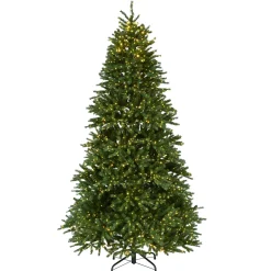 National Tree Company Slim^7.5 Ft Jersey Fraser Fir Slim Tree With Dual Color® Led Infinity Lights®