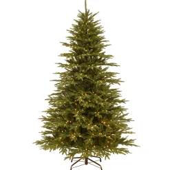 Full-National Tree Company 7.7 Ft. Monterey Fir Tree With Clear Lights