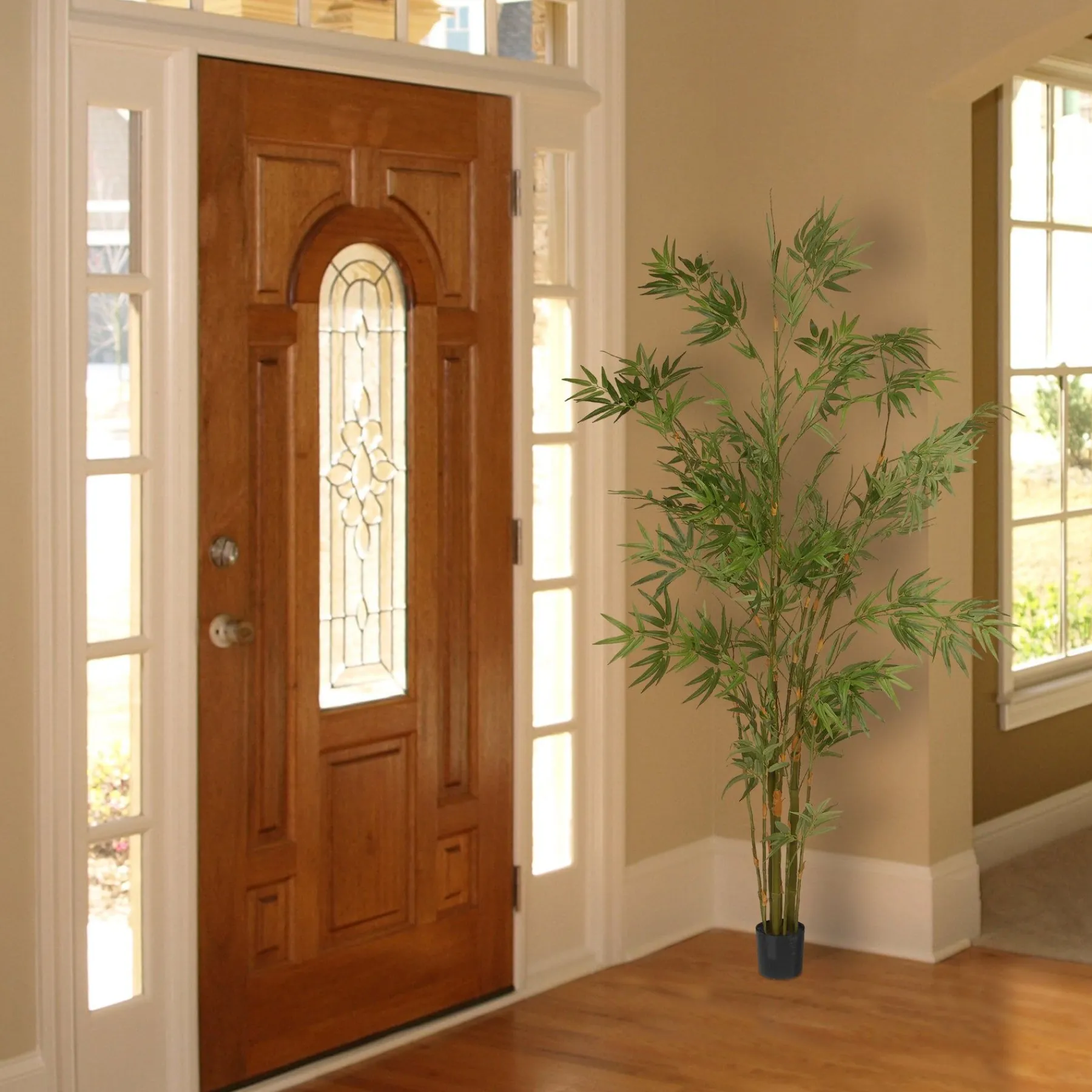 Potted Plants-National Tree Company 6 Ft. Potted Japanese Bamboo Tree