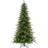 7Ft - 9Ft-National Tree Company 7.5 Ft. Pre-Lit Backer Pine Tree With Led Lights