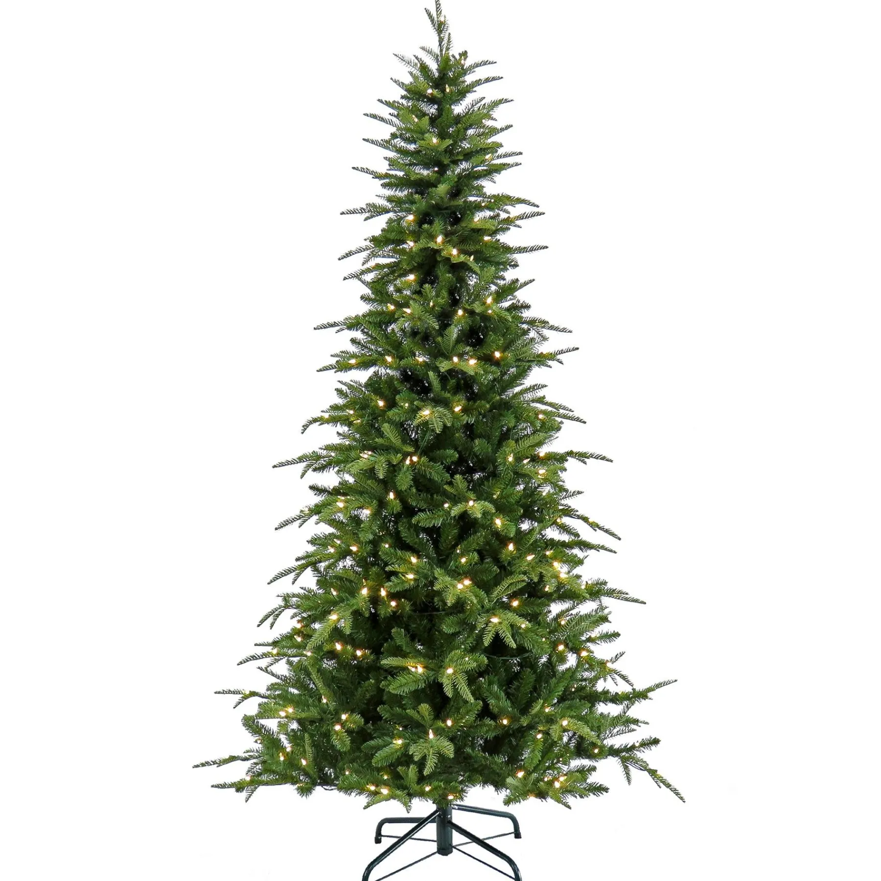 7Ft - 9Ft-National Tree Company 7.5 Ft. Pre-Lit Backer Pine Tree With Led Lights