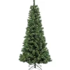 Slim-National Tree Company 7.5 Ft. Pre-Lit Pilchuck Pine Tree With Led Lights