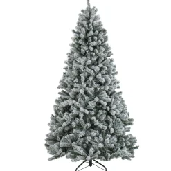 Full-National Tree Company 7.5 Ft. Snowy North Valley Spruce Tree