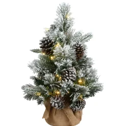 National Tree Company Full^2 Ft Snowy Redmond Pine With Battery Operated Led Lights