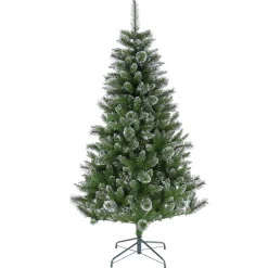 5Ft - 6Ft-National Tree Company 6 Ft. Snowy Sierra Spruce Tree