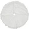 Christmas Tree Skirt-National Tree Company 52" General Store Collection White High Pile Tree Skirt