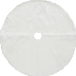 Christmas Tree Skirt-National Tree Company 52" General Store Collection White Faux Fur Tree Skirt