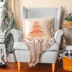 Christmas Textile-National Tree Company 18 Hgtv Home Collection Coastal Christmas Pillow