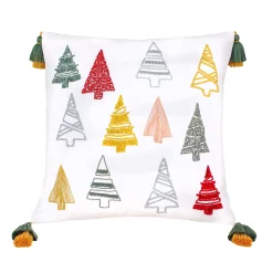 Christmas Textile-National Tree Company 18?? Hgtv Home Collection Evergreen Forest Christmas Pillow