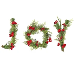 Christmas Accessories-National Tree Company 5" Hgtv Home Collection Evergreen Joy Wall Decoration