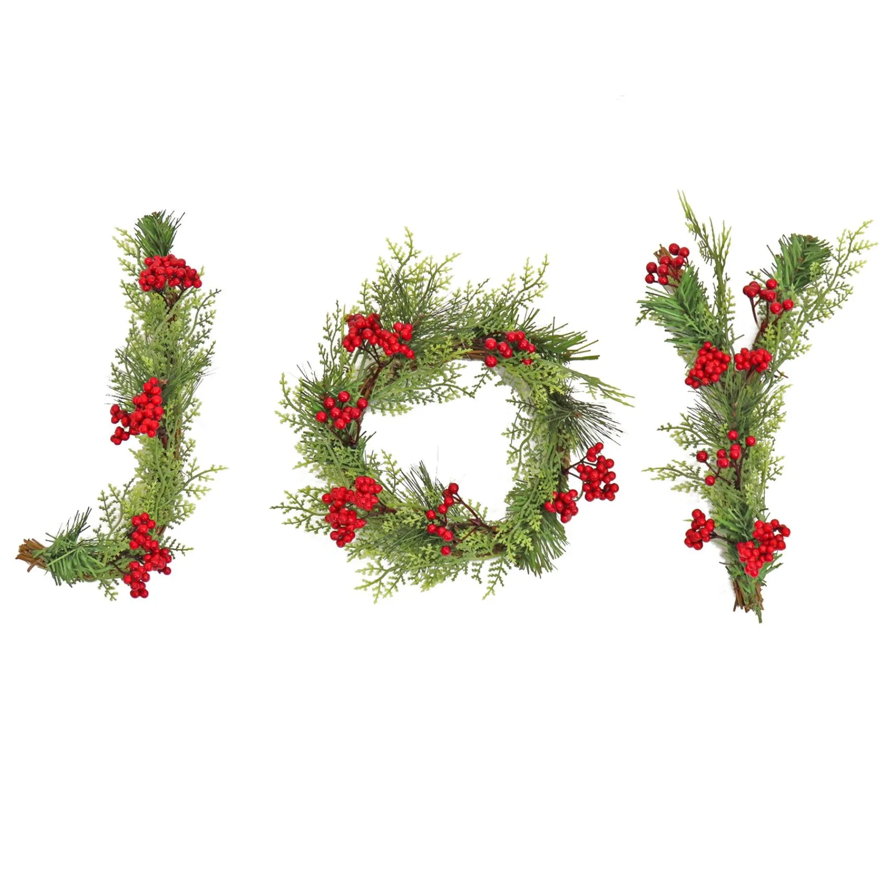 Christmas Accessories-National Tree Company 5" Hgtv Home Collection Evergreen Joy Wall Decoration