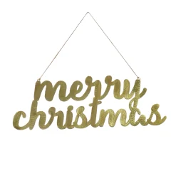 Christmas Accessories-National Tree Company 19" Hgtv Home Collection Merry Christmas Metal Wall Decoration