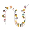 3' To 6' Garland-National Tree Company 72" Hgtv Home Collection Multicolor Boho Garland