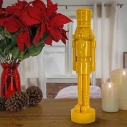 Christmas Accessories-National Tree Company 18" Hgtv Home Collection Nutcracker Christmas Decor, Yellow