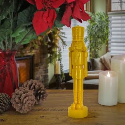 Christmas Accessories-National Tree Company 12" Hgtv Home Collection Nutcracker Christmas Decor, Yellow