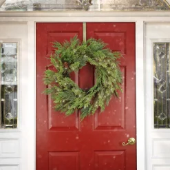 25" To 36" Wreath-National Tree Company 26" Hgtv Home Collection Pre-Lit Cozy Winter Cedar Wreath