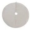 Christmas Tree Skirt-National Tree Company 60" Hgtv Home Collection Quilted Velvet Tree Skirt, Ivory